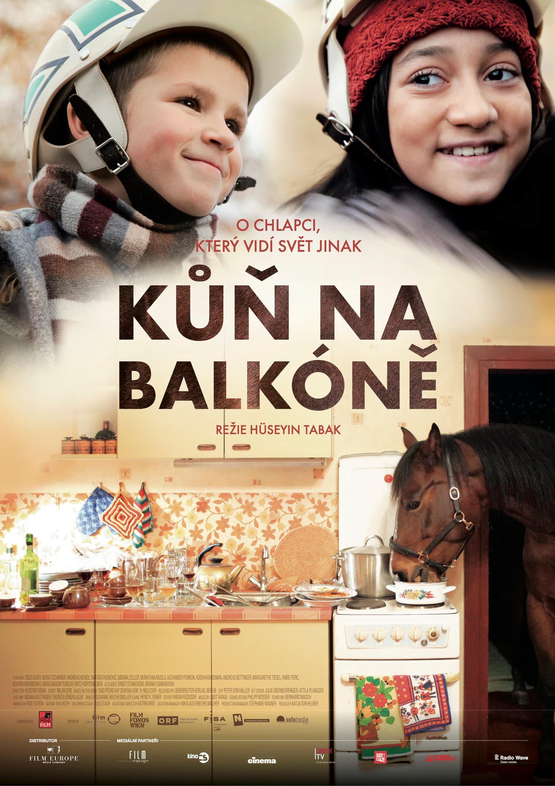 Kůň na balkoně