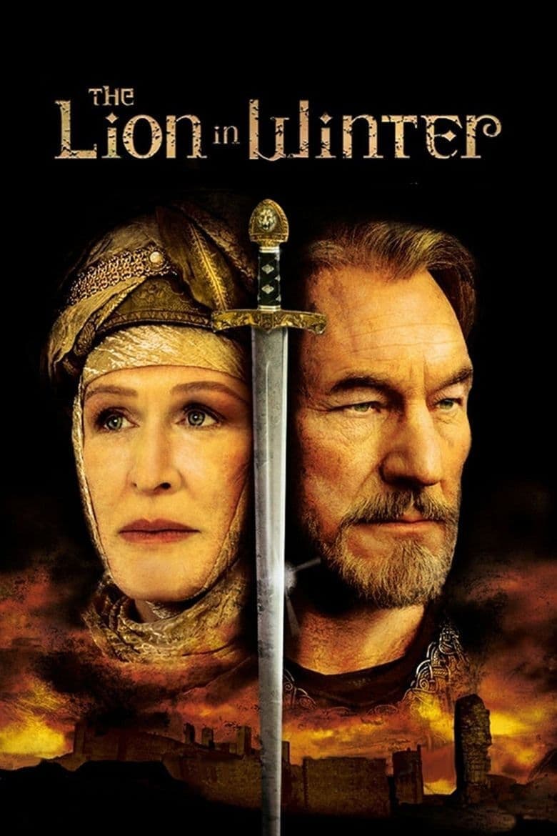 Lev v zimě