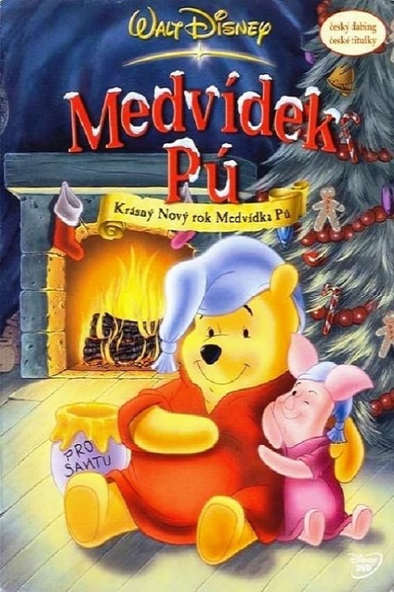 Krásný Nový rok medvídka Pú
