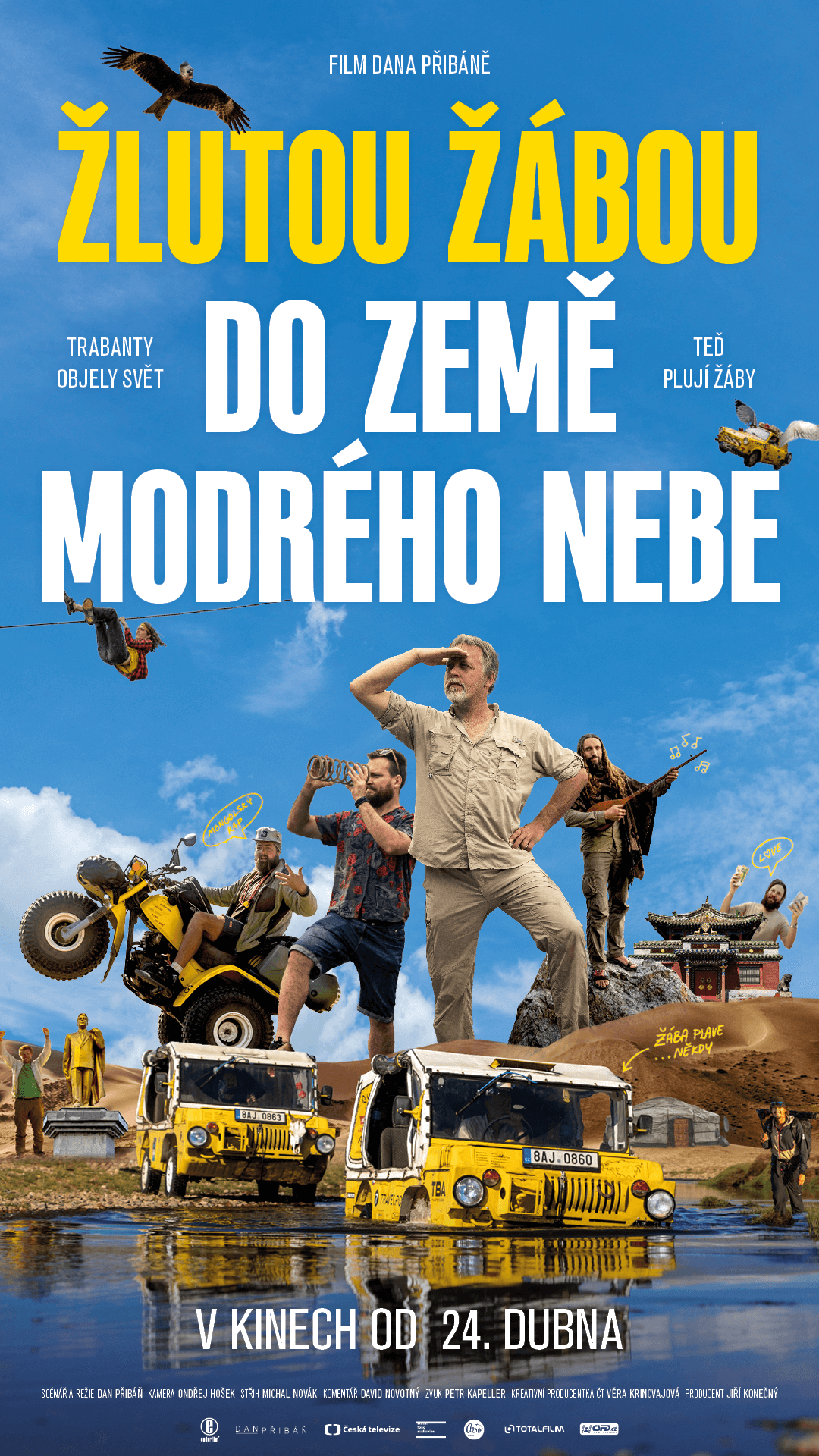 Žlutou žábou do země modrého nebe