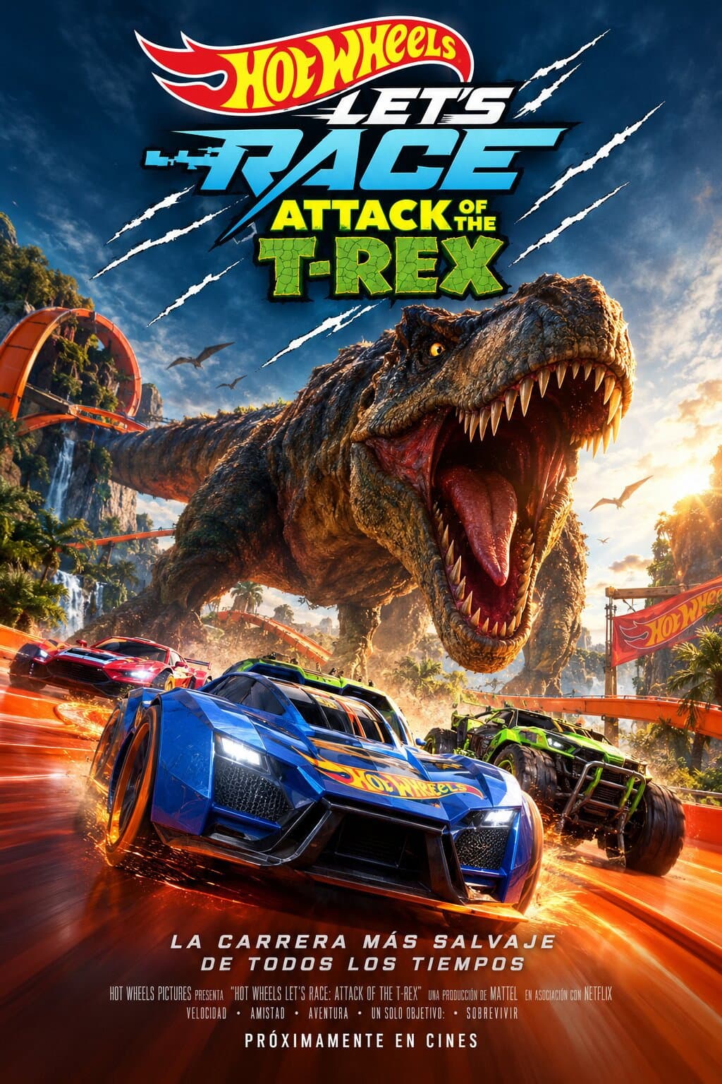 Hot Wheels Let's Race: Attack of the T-Rex